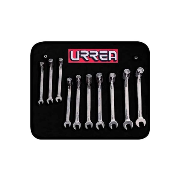 Urrea Urrea Flex Combination Metric Wrench Set, 1270HMF, 10 mm - 19 mm, 10 Piece Set 1270HMF - main